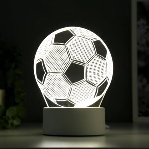 Светильник 'Футбольный мяч' от сети 9,5x12,5x16 см