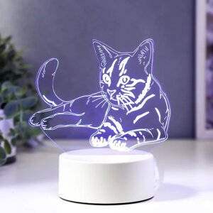 Светильник 'Кошечка' LED RGB от сети