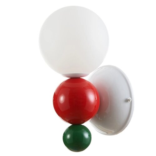 Светильник 'Луиджи' LED 7Вт 3000-6000К белый-красный-зеленый 12х25 см