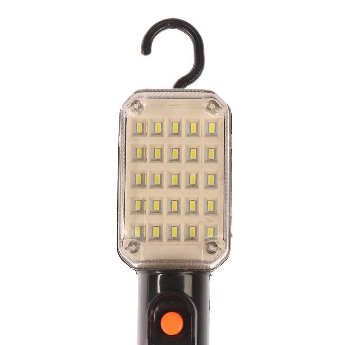 Светильник переносной светодиодный Luazon, с выключателем, 12 Вт, 25 LED, 3 метра, черный от компании Интернет-магазин "Flap" - фото 1