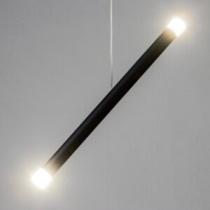 Светильник подвесной 'Балансия' LED 6Вт 4000К черный 3х3х40-140см