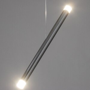 Светильник подвесной 'Балансия' LED 6Вт 4000К хром 3х3х40-140см