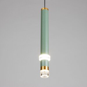 Светильник подвесной 'Регент' LED 5Вт 4000К зеленый 3,3х3,3х30-130см