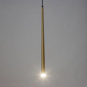 Светильник подвесной 'Титан' LED 5Вт 4000К золото 2,8х2,8х60-160см