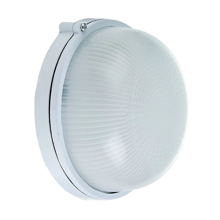 Светильник TDM НПБ1301, Е27, 60 Вт, IP54, круглый, белый от компании Интернет-магазин "Flap" - фото 1