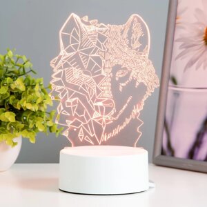 Светильник 'волк' LED RGB от сети 13,5х9,5х17,6 см risalux