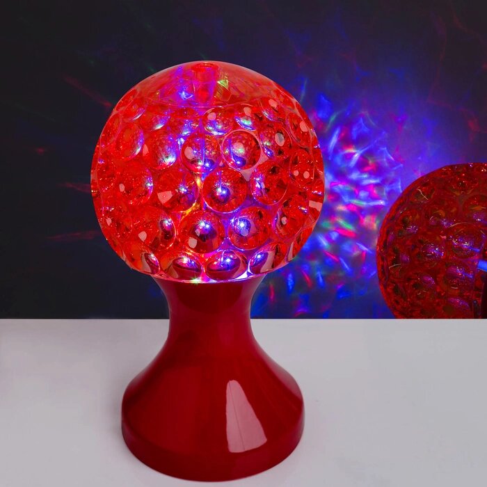 Световой прибор 'Кубок' 10 см, свечение RGB, 220 В, красный от компании Интернет-магазин "Flap" - фото 1