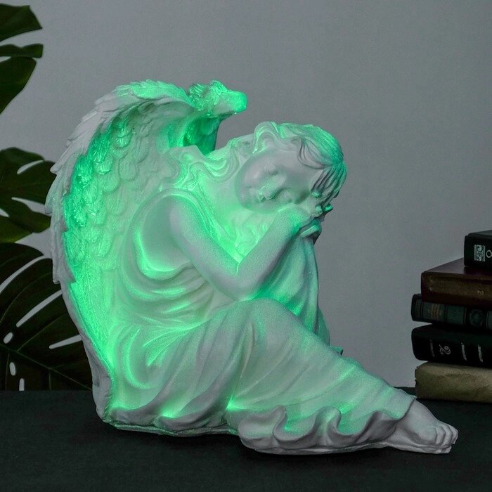 Светящаяся фигура 'Ангел дева сидя большая' 45х35х39см от компании Интернет-магазин "Flap" - фото 1