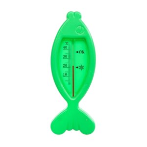 Термометр 'Рыбка' Luazon, детский, для воды, пластик, 15.5 см, микс
