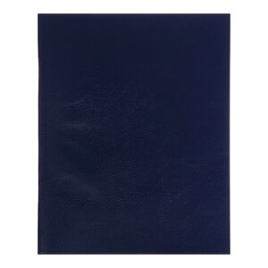 Тетрадь А5, 48 листов клетка Синяя, обложка бумвинил, блок 60 г/м2