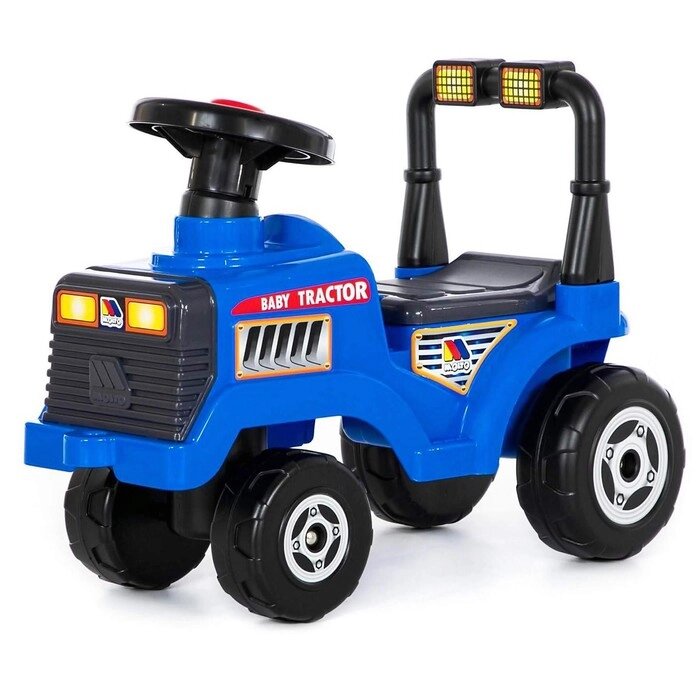 Толокар-трактор 'Митя', цвет синий от компании Интернет-магазин "Flap" - фото 1