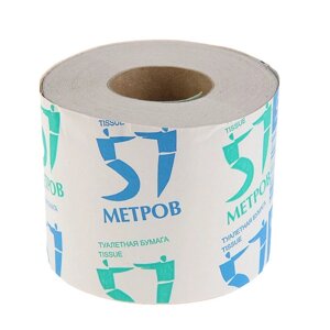 Туалетная бумага 'Снежок'с втулкой, 1 слой, 40 метров (комплект из 24 шт.)