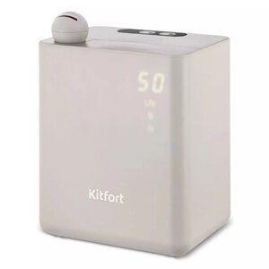 Увлажнитель воздуха Kitfort КТ-2890, ультразвуковой, 95 Вт, 3 л, 30 м2, бежевый