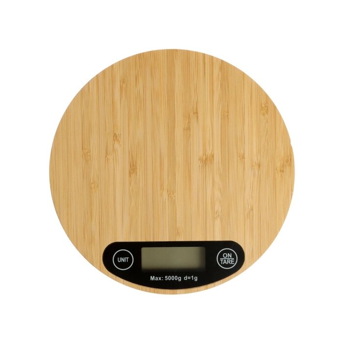 Весы кухонные Luazon LVE-029 'Бамбук', электронные, до 5 кг от компании Интернет-магазин "Flap" - фото 1