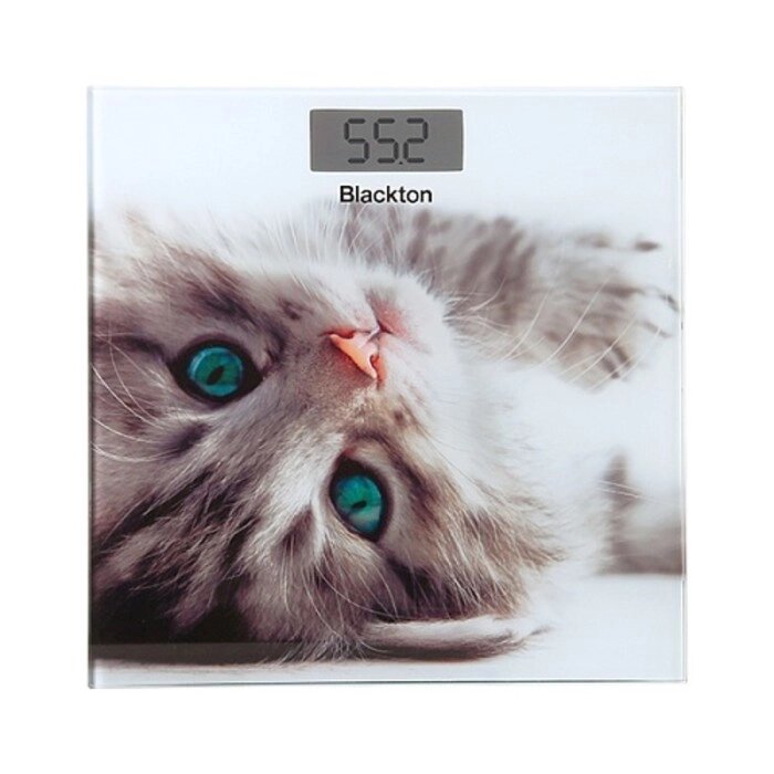 Весы напольные Blackton Bt BS1012, электронные, до 180 кг, 'кот' от компании Интернет-магазин "Flap" - фото 1