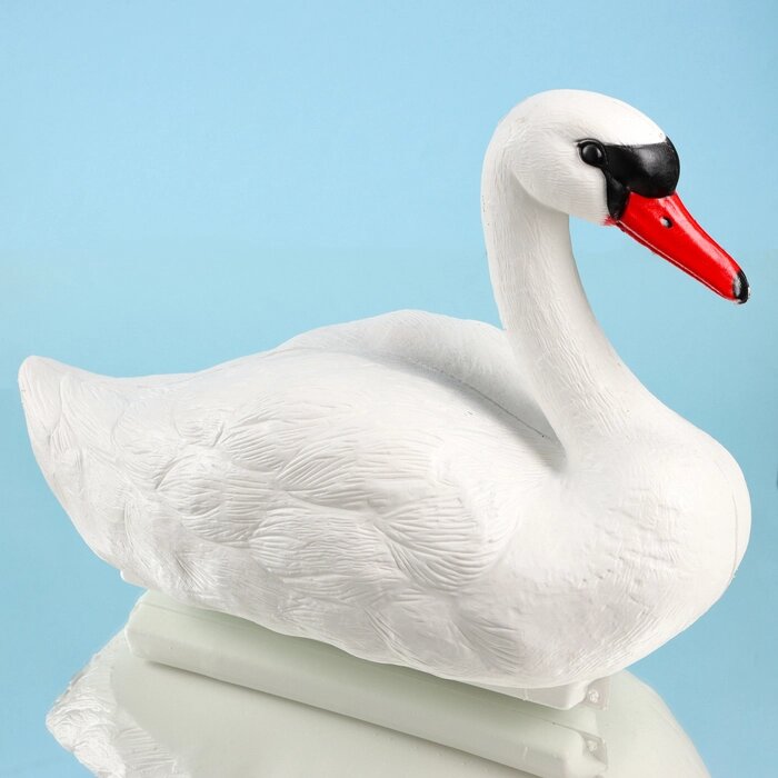 Водоплавающая - подсадная фигура 'Лебедь' 36х19х27см от компании Интернет-магазин "Flap" - фото 1