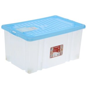 Ящик для хранения с крышкой Darel-box, 56 л, 60x40x31 см, цвет МИКС