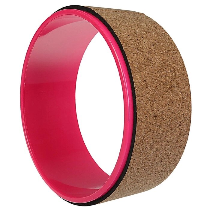 Йога-колесо 'Лотос', 33x13 см, цвет розовый от компании Интернет-магазин "Flap" - фото 1