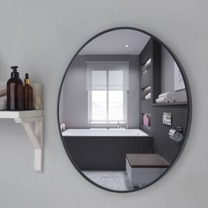 Зеркало 'Чёрный матовый'настенное, 70 x 3 см