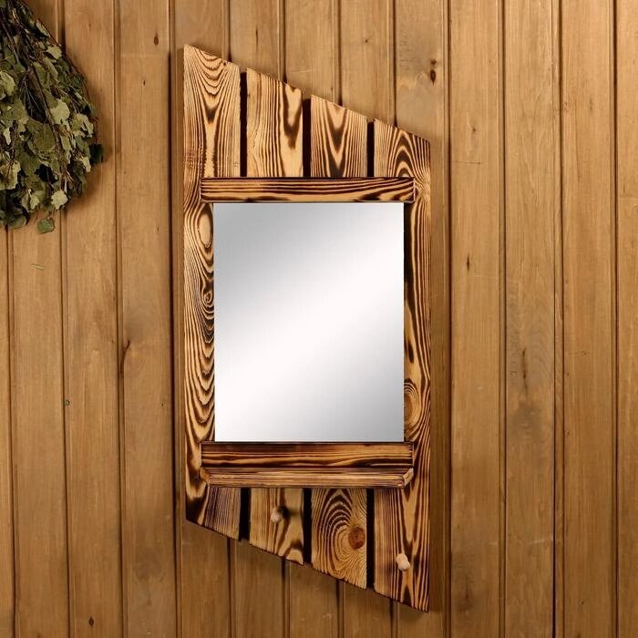 Зеркало 'Диагональ' обожжёное 72х42 см от компании Интернет-магазин "Flap" - фото 1