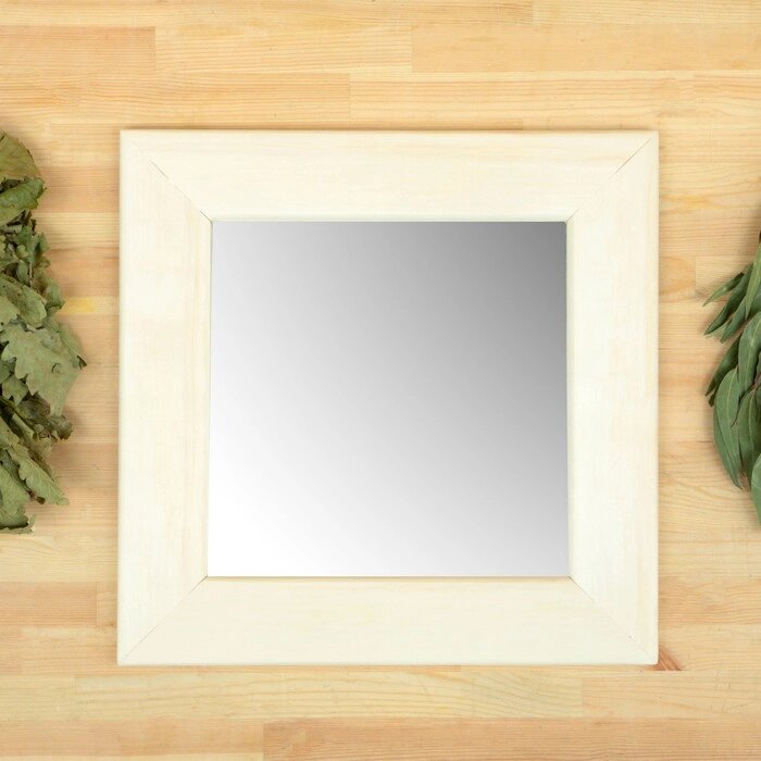 Зеркало'Май' 42х42 см, 'Добропаровъ' отражающая поверхность 28х28 см от компании Интернет-магазин "Flap" - фото 1