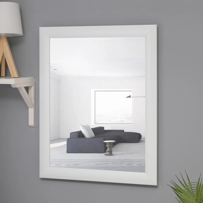 Зеркало настенное 'Айсберг', 60x74 см, рама МДФ, 55 мм от компании Интернет-магазин "Flap" - фото 1