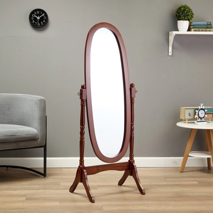 Зеркало 'псише' напольное, 58 х 41 х 142 см, цвет дуб от компании Интернет-магазин "Flap" - фото 1