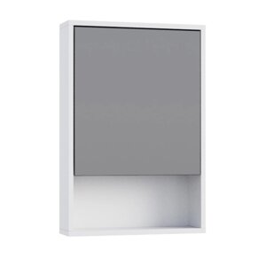Зеркало-шкаф для ванной комнаты 'Эко-45' с нишей, белый, 45 х 66,2 х 12 см