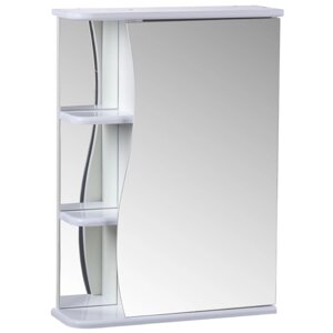 Зеркало-шкаф для ванной комнаты 'Тура 5001'с тремя полками, 50 х 15,4 х 70 см