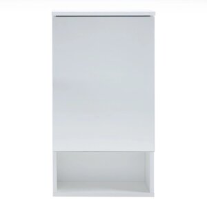 Зеркало-шкаф для ванной комнаты 'Вега 4002' белое, 40 х 13,6 х 70 см