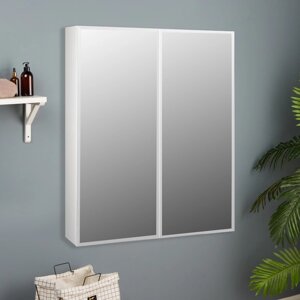Зеркало-шкаф для ванной комнаты 'Виктория 60' белый, 60 х 73 х 14,5 см