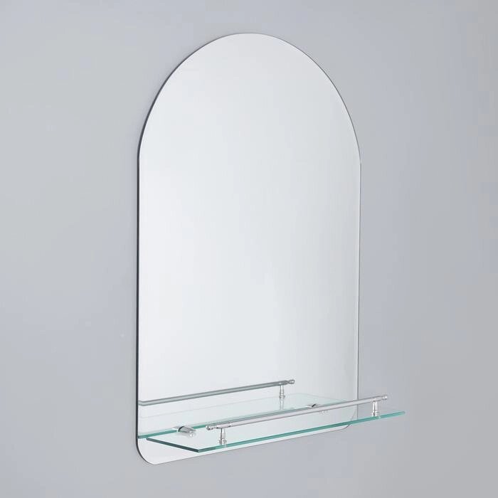 Зеркало в ванную комнату Ассоona A628, 60x45 см, 1 полка от компании Интернет-магазин "Flap" - фото 1
