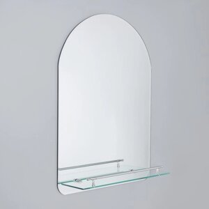 Зеркало в ванную комнату Ассоona A628, 60x45 см, 1 полка