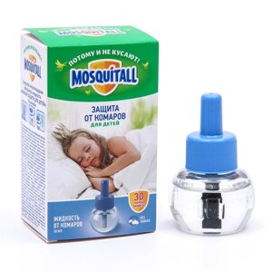 Жидкость от комаров Mosquitall 'Нежная защита для детей'30 ночей, 30 мл