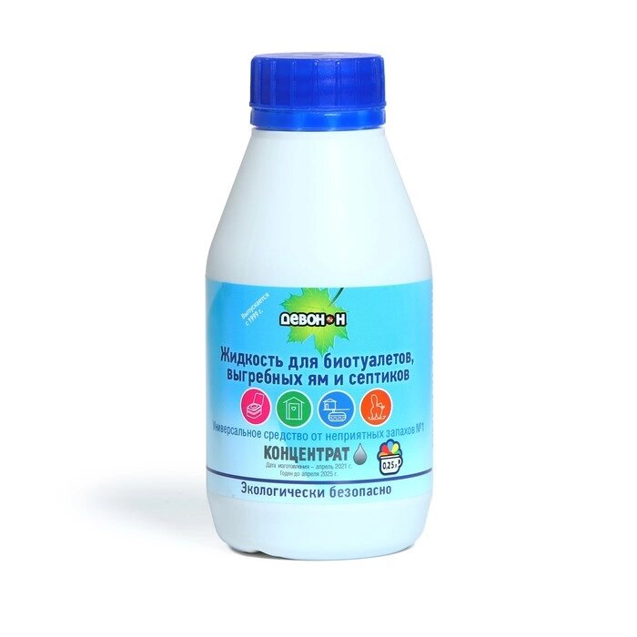 Жидкость универсальная для биотуалетов и выгребных ям 'Девон-Н', концентрат, 0,25 л от компании Интернет-магазин "Flap" - фото 1