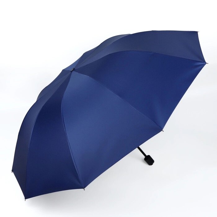 Зонт механический 'Однотон', сатин, 4 сложения, 10 спиц, R  62 см, цвет МИКС от компании Интернет-магазин "Flap" - фото 1