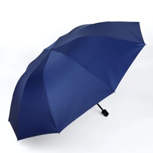 Зонт механический 'Однотон'сатин, 4 сложения, 10 спиц, R 62 см, цвет МИКС