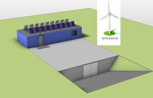 Автономная гибридная электростанция на 3,5 кВт для аэропонного комплекса