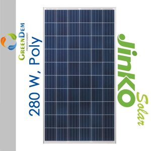 Солнечные панели Jinko Solar 280Вт в Казахстане -1 панели в мире
