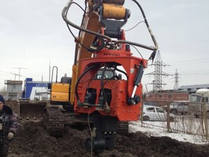 Вибропогружатель daedong (ю. корея) для экскаватора doosan DX480LC.