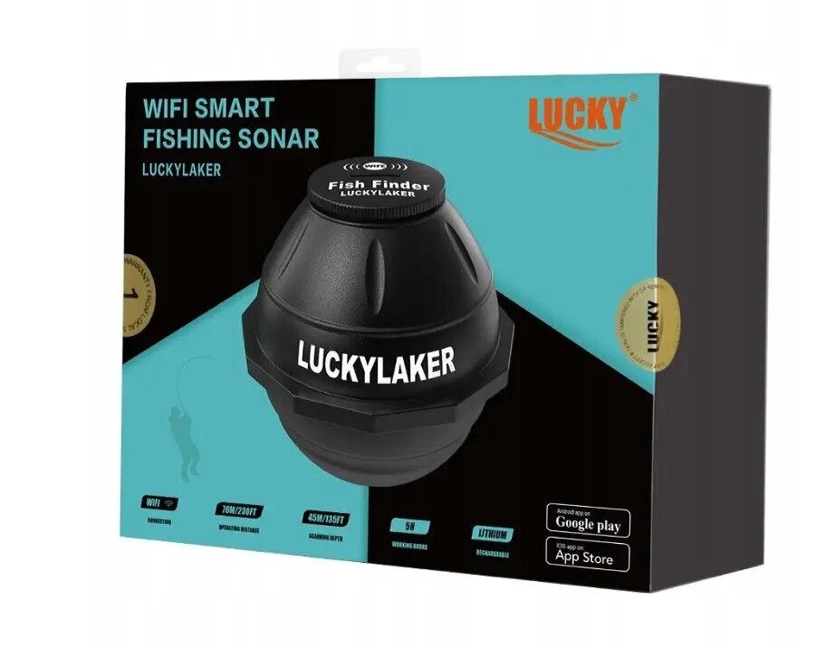 Беспроводной эхолот Lucky FF916 WI FI Smart Fishing Sonar от компании "Посейдон" товары для рыбалки и активного отдыха - фото 1