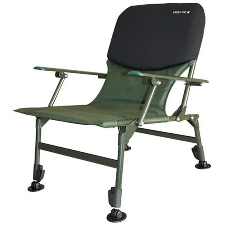 Карповое кресло 001-HYС-ALW с мягкой спинкой от компании "Посейдон" товары для рыбалки и активного отдыха - фото 1