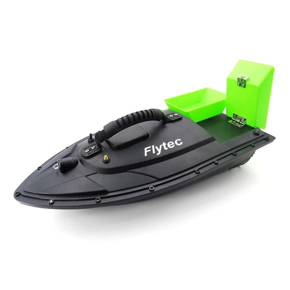 Кораблик закормочный FlyTec 2011-5 green от компании "Посейдон" товары для рыбалки и активного отдыха - фото 1