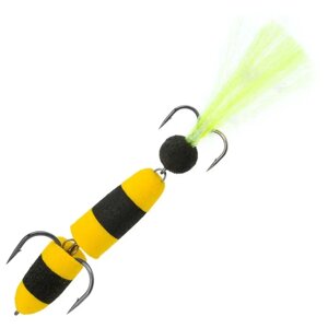 Мандула для рыбалки NEXT 105 мм (L)001 желтый-черный-желтый