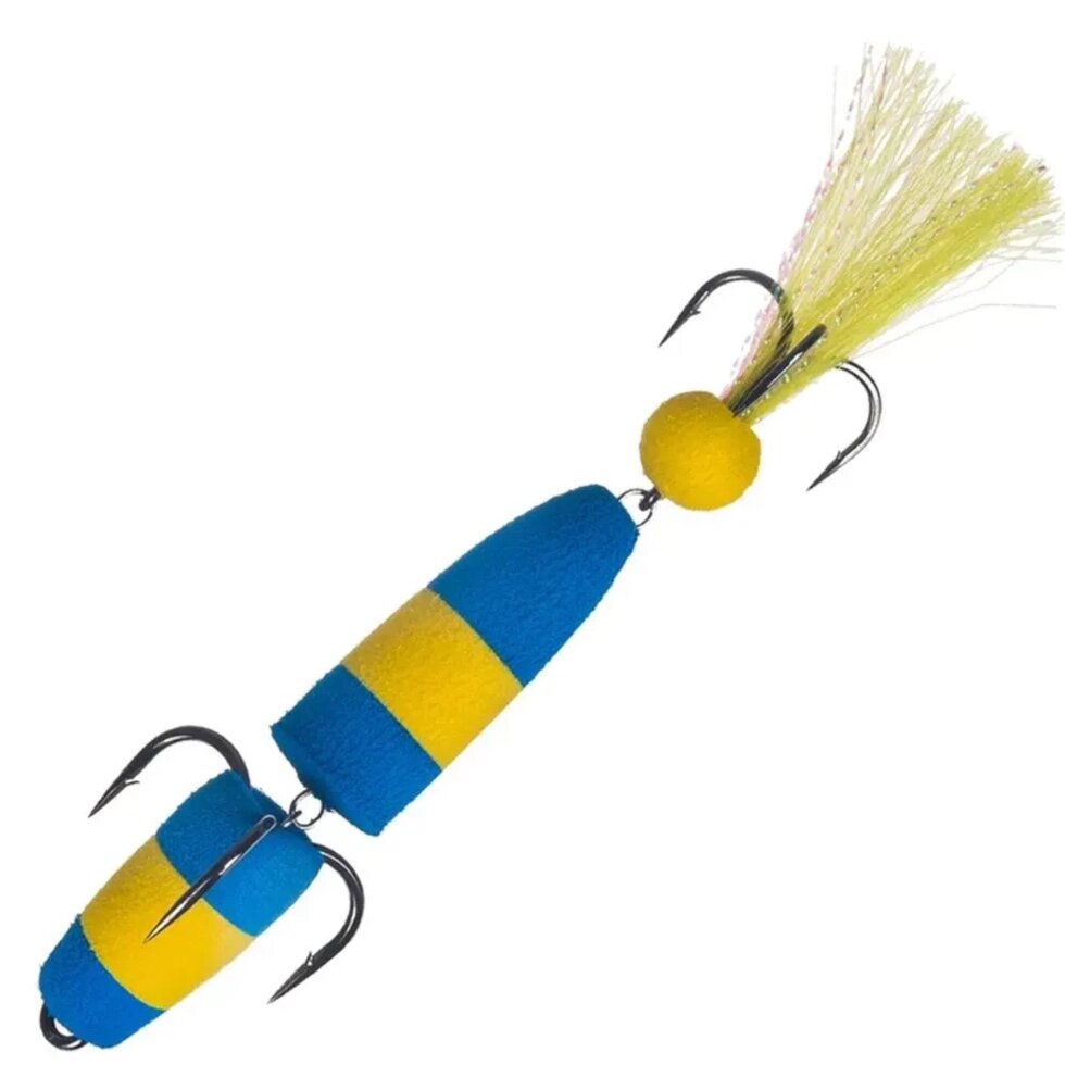 Мандула для рыбалки NEXT 105 мм (L) #051 синий-желтый-желтый от компании "Посейдон" товары для рыбалки и активного отдыха - фото 1
