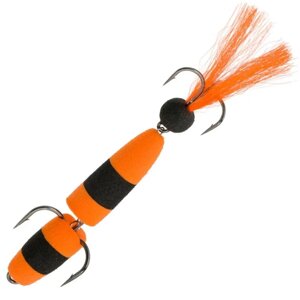 Мандула для рыбалки NEXT 90 мм (М)023 оранжевый-черный-оранжевый