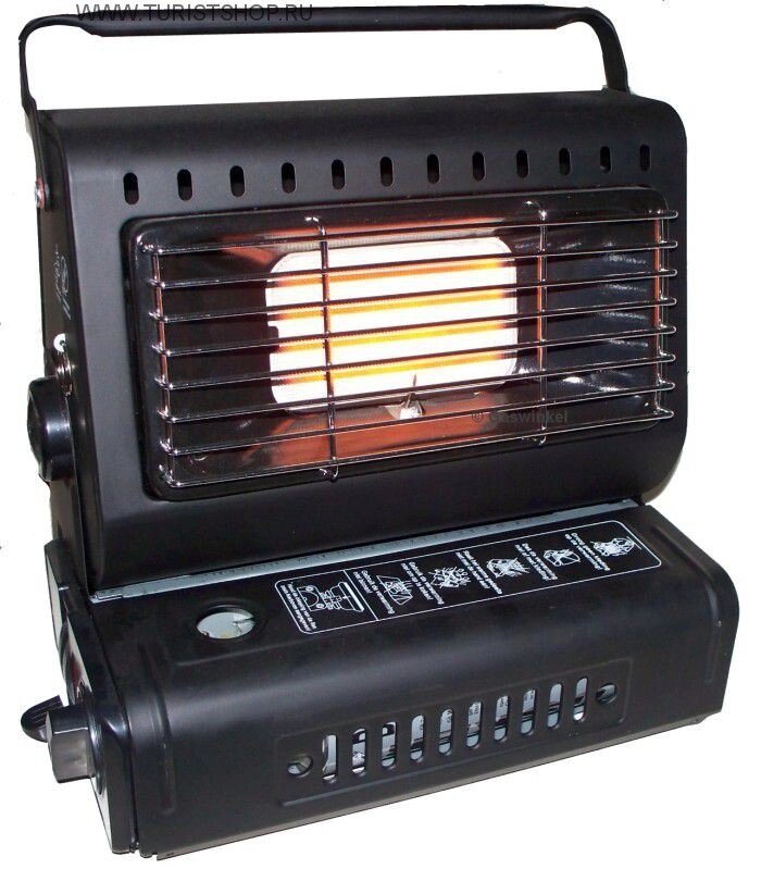 Обогреватель инфракрасный газовый Happy Home Portable Gas Heater от компании "Посейдон" товары для рыбалки и активного отдыха - фото 1