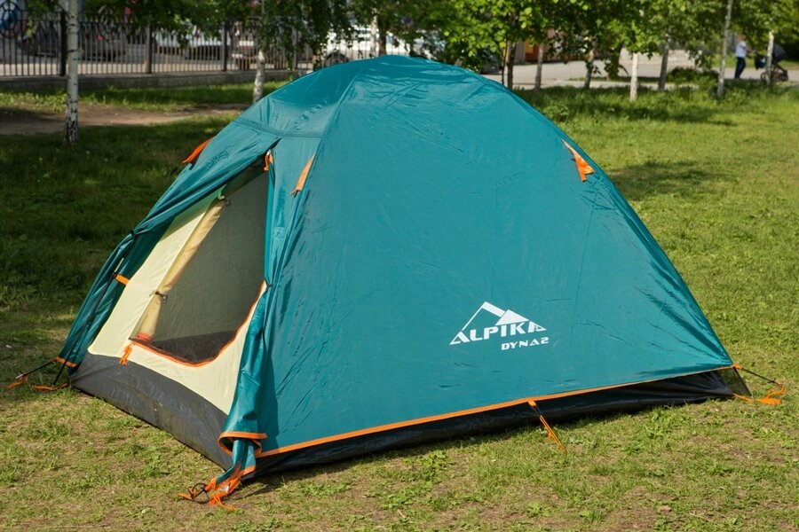 Палатка туристическая ALPIKA Dyna-2 от компании "Посейдон" товары для рыбалки и активного отдыха - фото 1