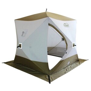 Палатка зимняя куб СЛЕДОПЫТ PF-TW-14 "Premium" , 4-х местная, 3 слоя,2100х2100х2150)