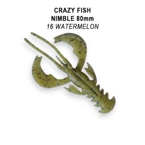 Силиконовые приманки Crazy Fish Nimble 3.2" 72-80-16-6-F